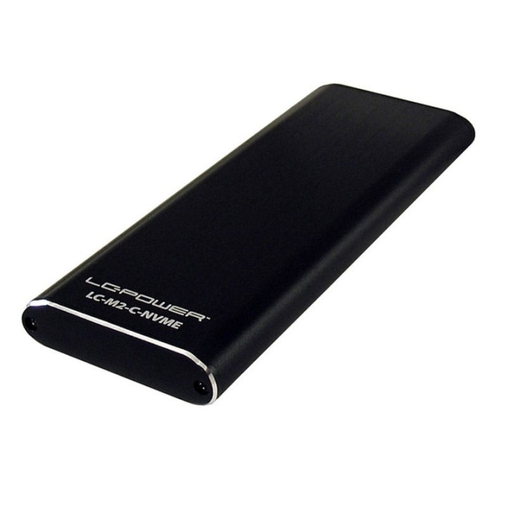 LC-Power Carcasa para Disco Duro SSD M.2 NVMe USB-C