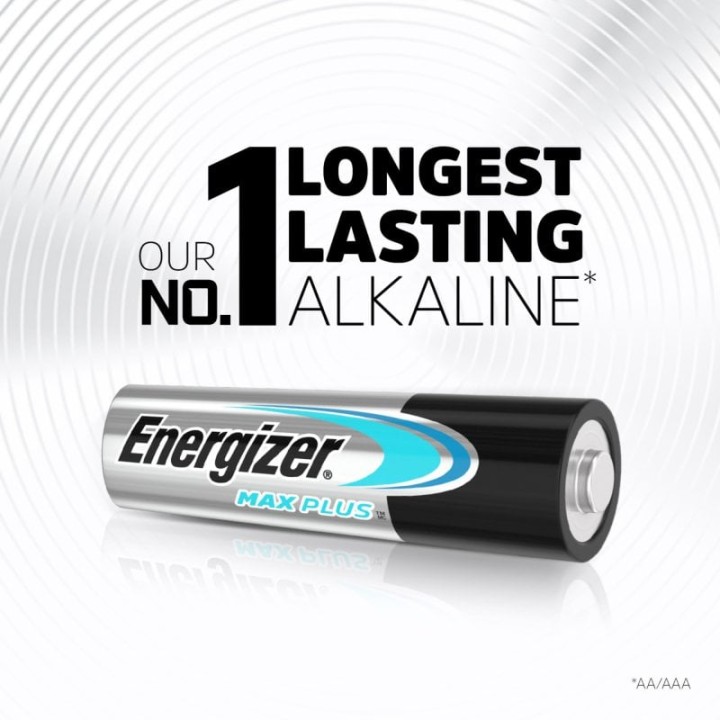 Energizer Max Plus Pilas Alcalinas AAA LR03 4 Unidades