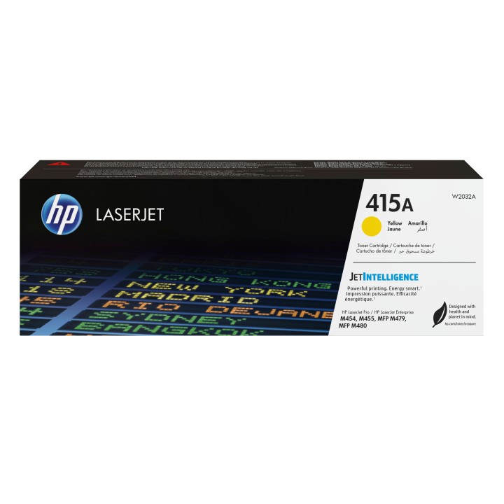 Toner HP LaserJet 415A Amarillo 2100 páginas (W2032A)