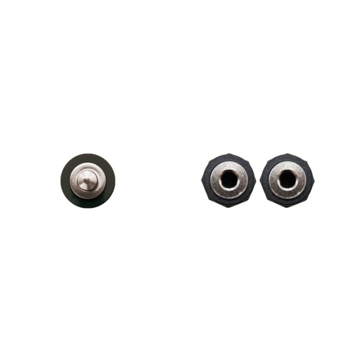 Nanocable Cable Audio Estéreo Jack 3.5mm Macho a 2x Jack 3.5mm Hembra 15cm Negro