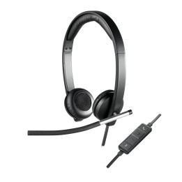 Auric+Micro LOGITECH H650E USB Negro/Plata (981-000519)