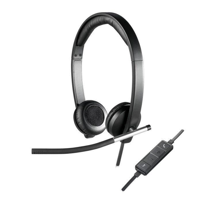 Auric+Micro LOGITECH H650E USB Negro/Plata (981-000519)