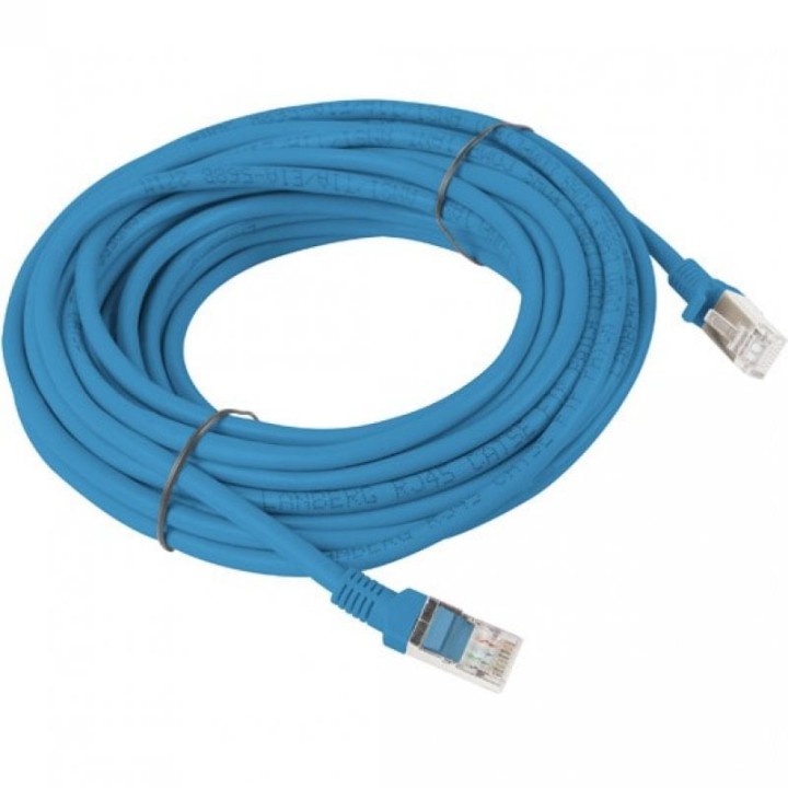 Lanberg Cable de Red RJ45 UTP Cat.5e 10m Azul