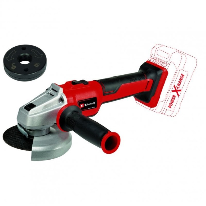 Einhell AXXIO BL 18/125 Q Amoladora Angular Inalámbrica 18V