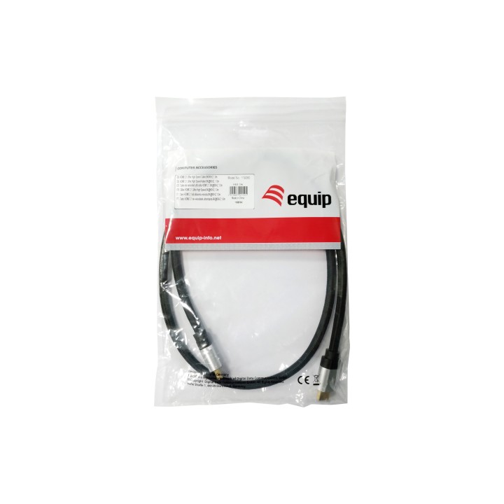 Cable EQUIP HDMI/M a HDMI/M 2m Negro/Gris (EQ119381)
